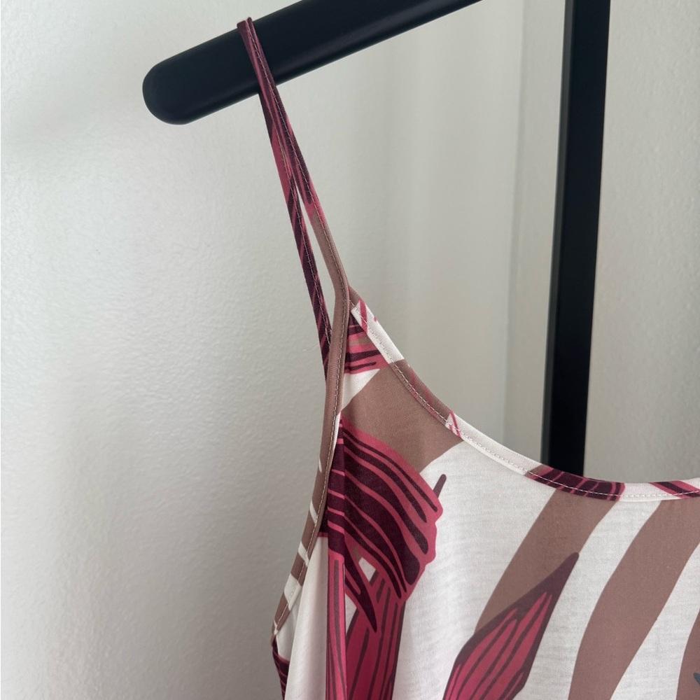 Floral Spaghetti Strap Top - Picture 3 of 5